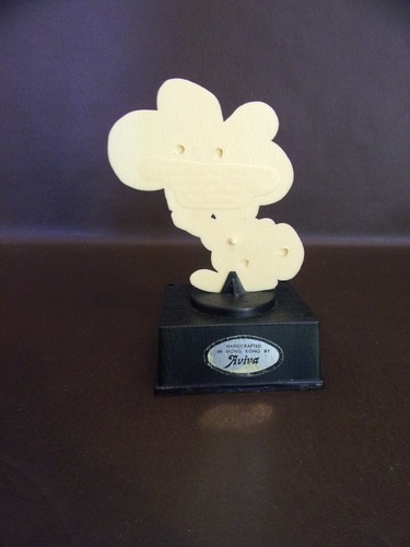 Vintage Snoopy Plastic Trophy Cowboy Hat & Guitar - Picture 3 of 8