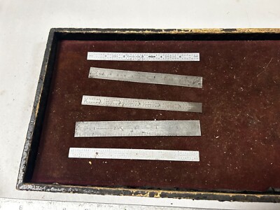 MACHINIST DrC TOOLS LATHE MILL ot Steel Scale Rulers Gages Some ...