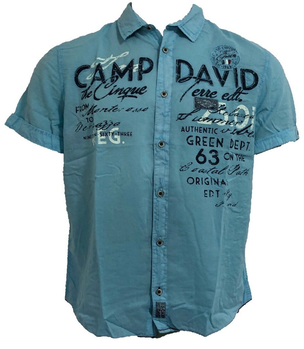 Neu Camp David Herren Hemd CG2304-5695-21 Regular kurzarm kurzrmelig M-  XXXL | eBay.de