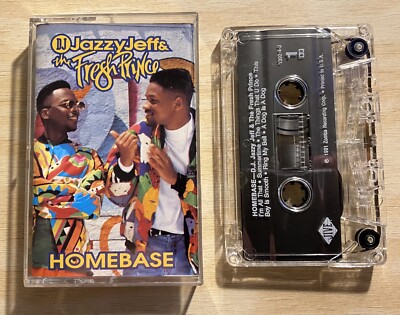 DJ JAZZY JEFF & THE FRESH PRINCE - Homebase (Cassette Tape, 1991) Rap Hip-Hop