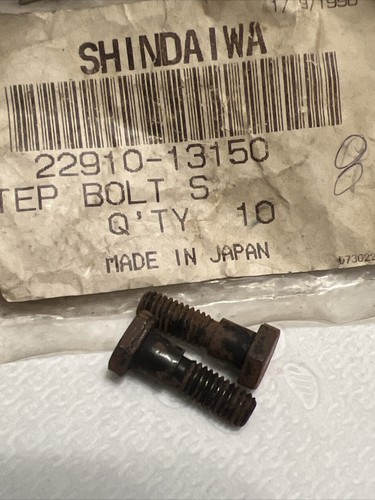 (2) Shindaiwa 22910-13150 Trimmer Bolt Step S for HT-20