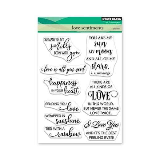 Penny Black Clear Stamps - Love Sentiments 30-532