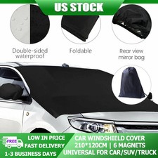 Car Windshield Sun Snow Cover 6 Magnets Dust Uv Resistant Foldable Design Car Windshield Sun Snow Cover 6 Magnets Dust Uv Resistant Foldable Design