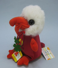 Steiff 7881/26 Vogel Poppy 26cm rot MUSTER !!! Archiv Giengen 12.9.1983 TOPP neu