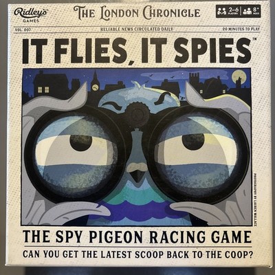 It Flies It Spies - The Spy Pigeon Racing Game 2024 Ridley s Games Complete Open