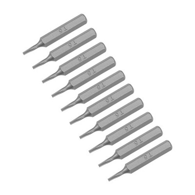10pcs 5/32 Inch Hex Shank T5 Torx Screwdriver Bit Set S2 Screw Driver Kit Tools