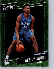 2017-18 Panini Prestige #32 Wesley Iwundu Micro Etch Rookies Bright Green