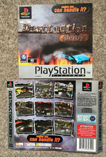 Sony PlayStation PS1 - INLAYS ONLY - Original & **OFFICIAL** - Destruction Derby