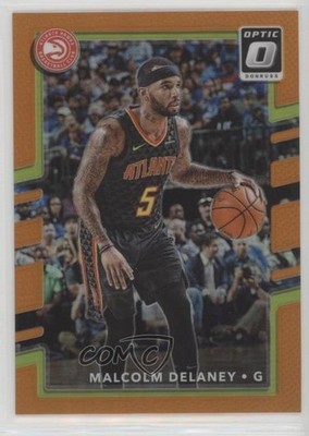 2017-18 Panini Donruss Optic Orange Prizm 96/199 Malcolm Delaney #4 j2c