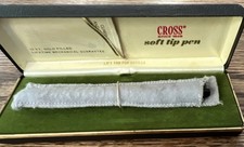 Vintage 1975 CROSS Classic Century 12K Gold Filled Soft Tip Pen Set w/ 2 Refills