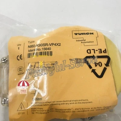 1PCS New For TURCK NI60-K90SR-VP4X2 Inductive Proximity Sensor Switch