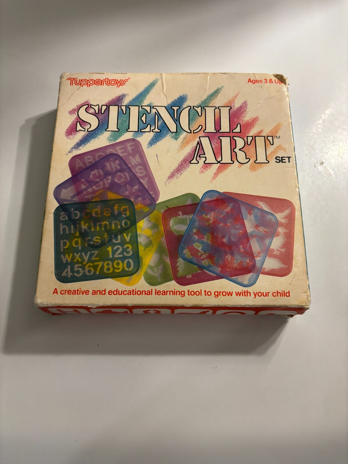 Tupperware Stencil Art Set Complete With Free Shipping