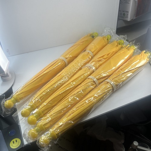 5 Pcs Parasol Production Magic Trick Professional Magician Umbrella Yellow NEW - Bild 2 von 3