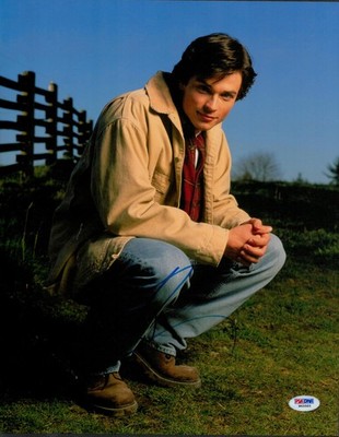 TOM WELLING SIGNED PHOTO SMALLVILLE (5) ALSO PSA LARGE