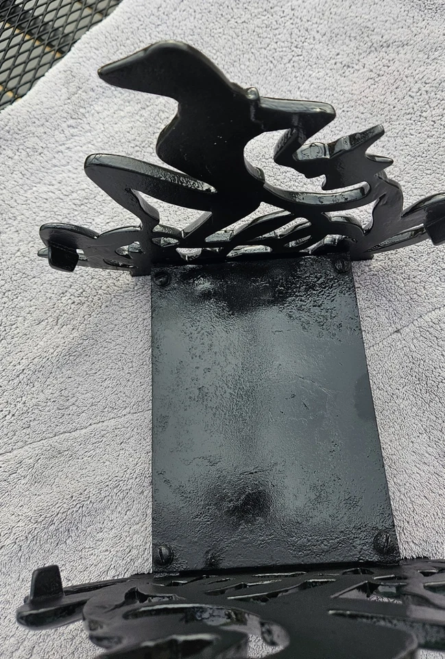 Suporte para tigela de peixe Dancing Frog metal 1920 art déco "sem tigela" - Imagem 3 de 4