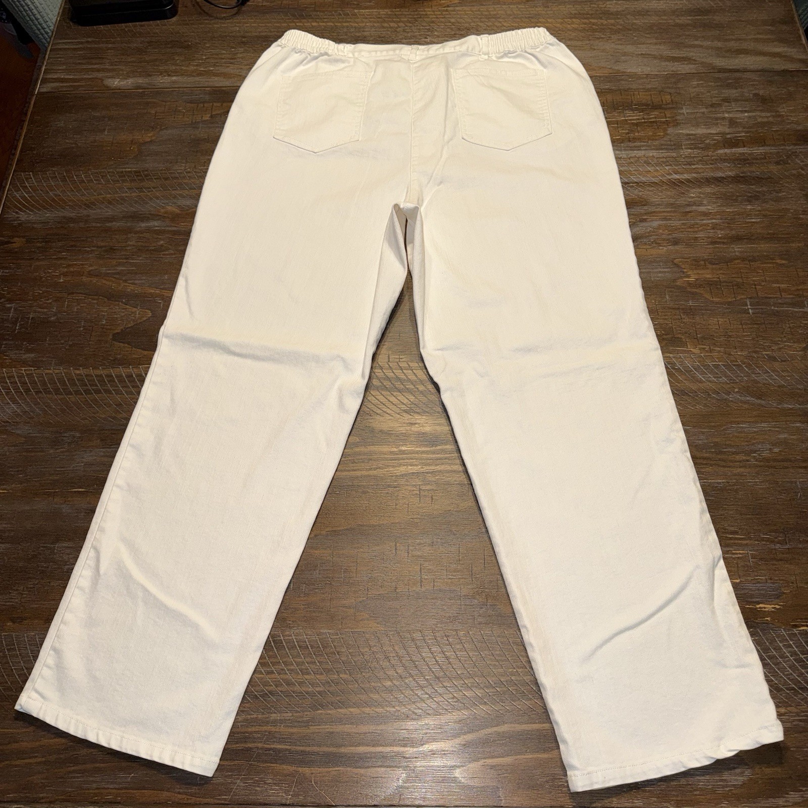 Ruby Rd. Womens White Straight Leg Lightweight De… - image 7