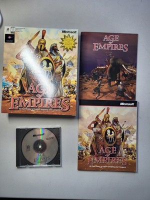 IBM PC CD Rom Game Microsoft Age Of Empires 1997 Game Of The Year