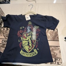 Harry Potter Gryffindor Graphic Blue Crew Neck Short Sleeve T-Shirt KIDS XXS