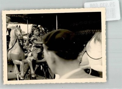 Children's Carousel Children's Fair PHOTO NO POSTCARD - 39933608