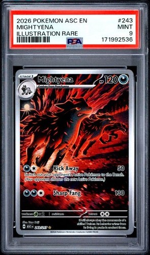 Mightyena graded PSA 9 for sale on eBay