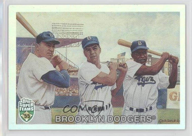 2002 Super Teams Retrofractor Jackie Robinson Duke Snider Pee Wee Reese HOF o7m