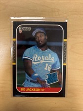 Bo Jackson 1986 Donruss Baseball Rated Rookie Royals