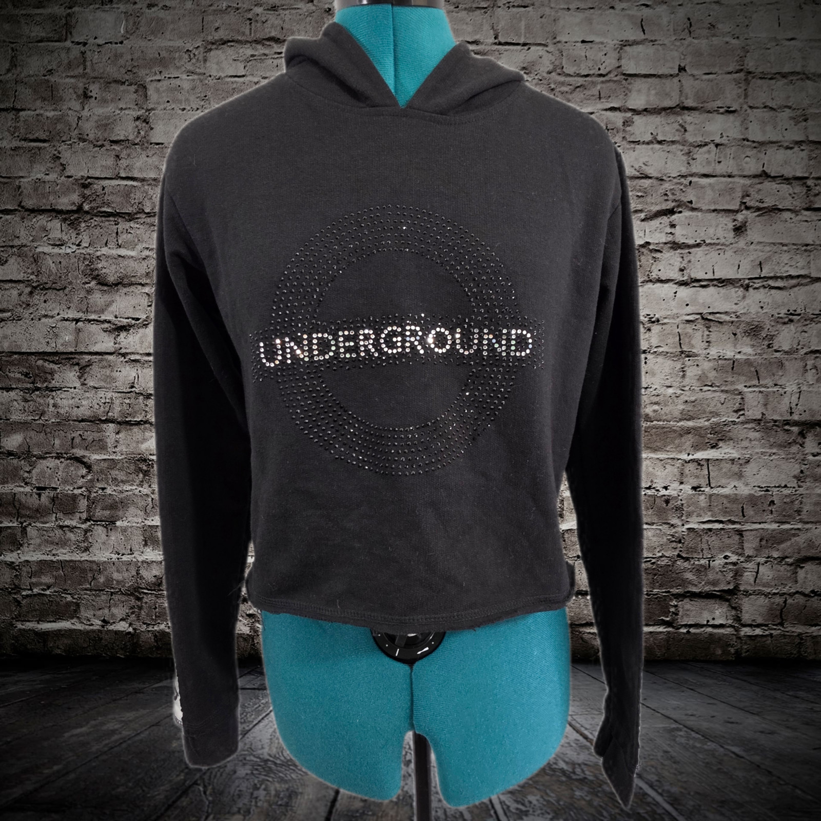 Underground Black & Silver Sequin Oversized Black… - image 6