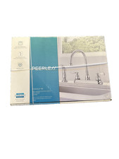Peerless P2943LF-W Chrome Two-Handle Kitchen Faucet w/ Side Spray New