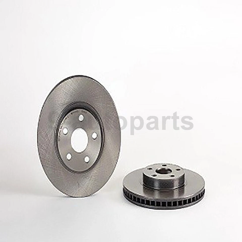 Brembo OE Front Rear Disc Brake Rotors for 2000-2005 Toyota Celica - Image 3 of 4