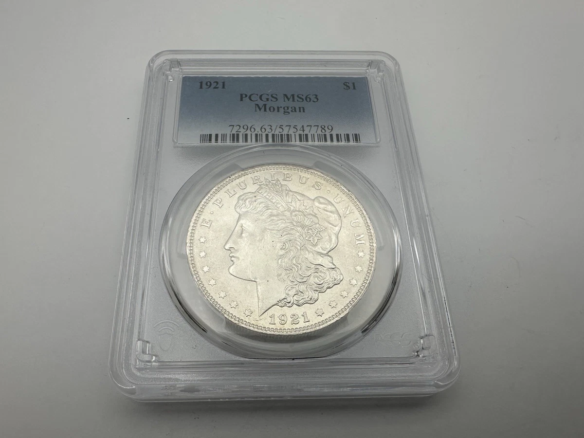 MS 63 Graded 1921 Year Morgan US Dollars (1878-1921) for sale | eBay