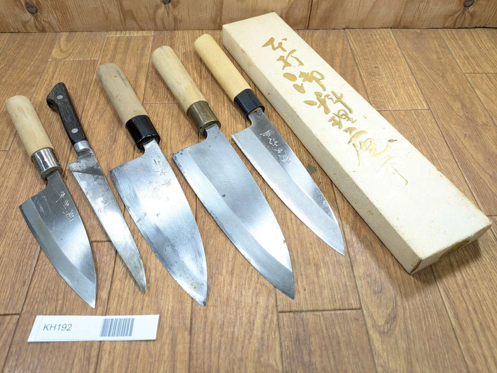 Japanese Chef's Kitchen Knife Set 5 Piece DEBA PETTY from Japan KH192