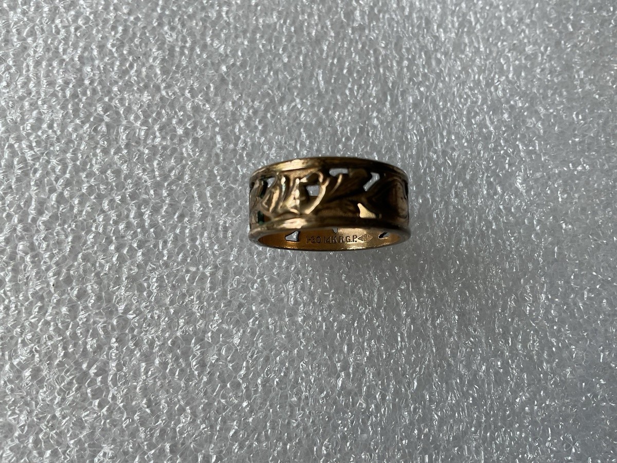 Palgraveリング Vintage Ring 14K RGP 1-30 Clark & Coombs Small Size 5 | eBay
