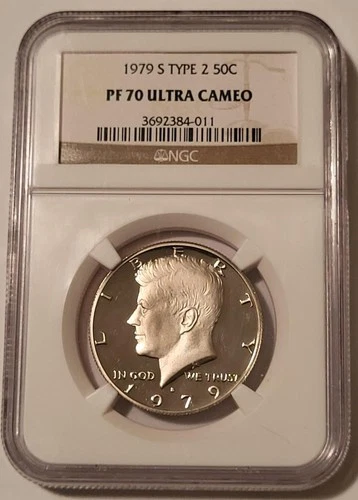 1979 S Kennedy Half Dollar Type 2 Proof PF70 UC NGC