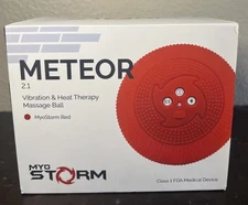 MyoStorm Red Meteor 2.1 - Vibration & Heat Therapy Massage Ball Pain Relief
