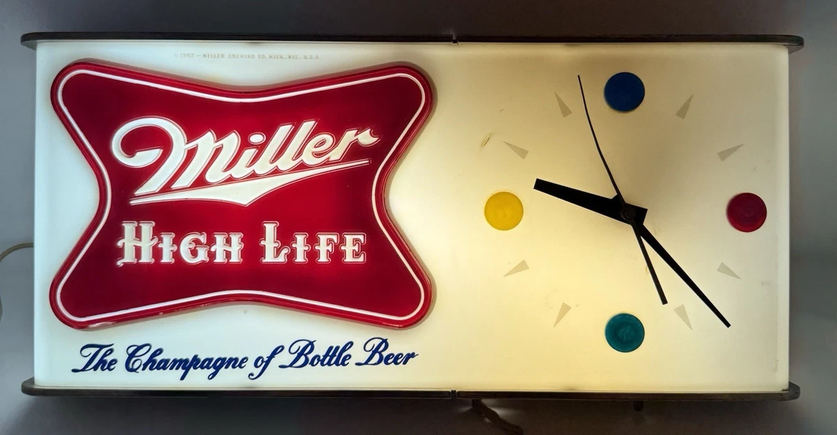 miller high life clock products for sale | eBay