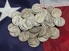 Mercury Dimes $5 Face Value 90% Silver 1 Roll 50 Coin Bulk Lot A 1910s-1930s
