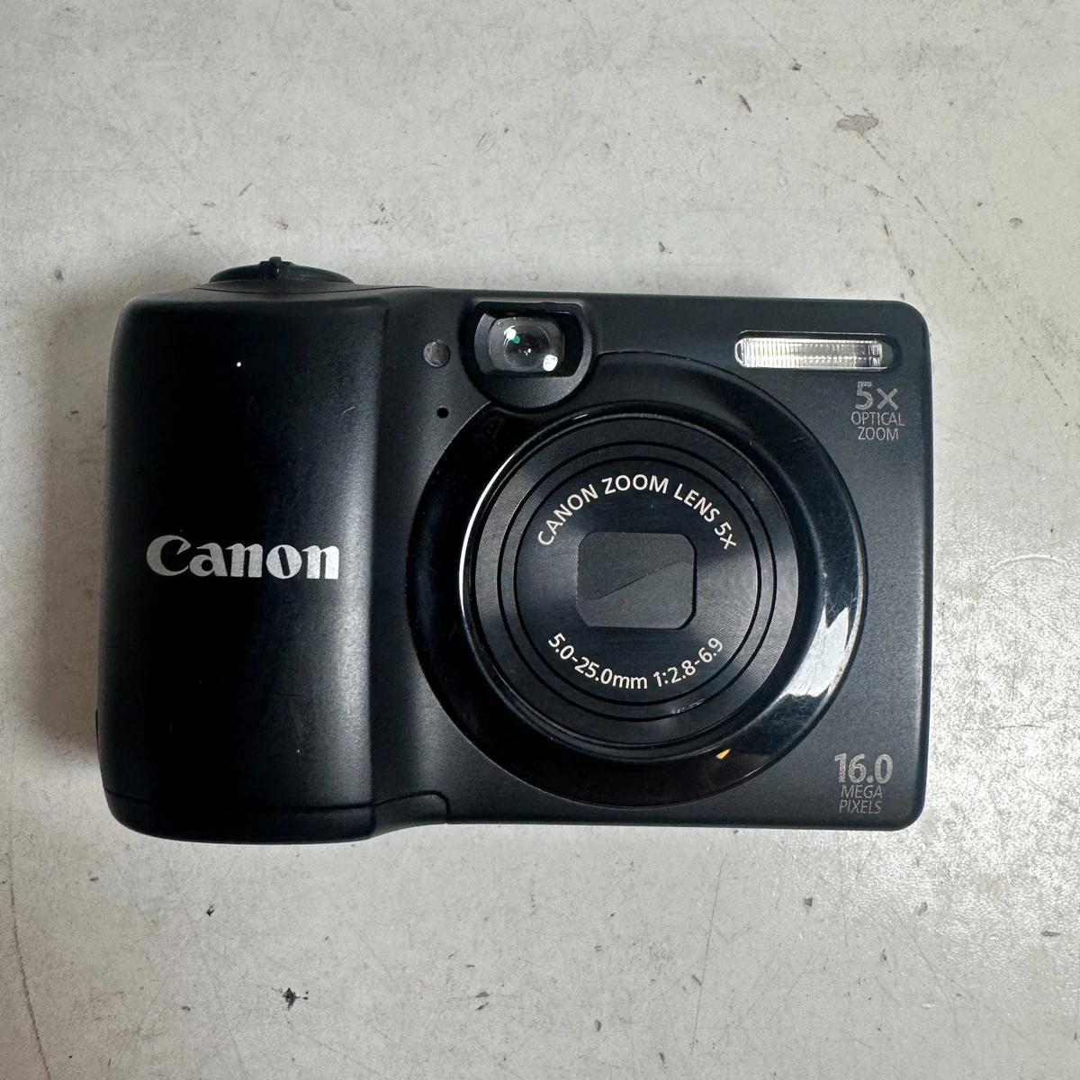 【激レア美品】Canon PowerShot A1300 ブラック　単3電池駆動 Black CANON PowerShot A1300 HD 16.0MP Digital Camera - Fully