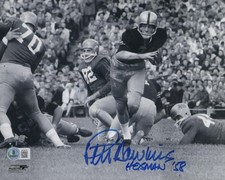 PETE DAWKINS ARMY HEISMAN 58 SIGNED AUTOGRAPHED 8X10 PHOTO BECKETT BP26578
