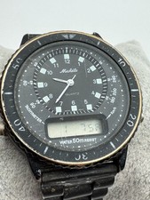 Vintage Michele Tachymeter Alarm Dual Time Me...
