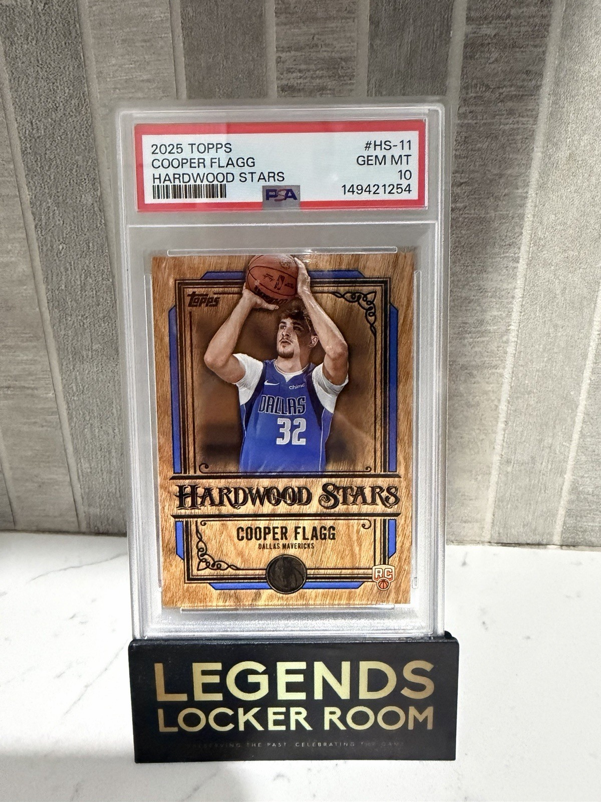 Cooper Flagg #HS-11 Basketball Cards 2025 Topps Hardwood Stars trading card — raw and PSA graded price guide