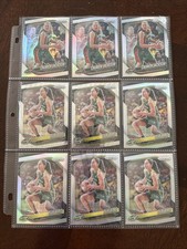 2025 Panini Prizm WNBA Sue Bird And Lauren Jackson Lot Silver And Swirl 9 Cards