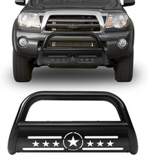 Bull Bar Pickup Truck 3 Front Grille Brush Push Bumper Guard With Removable Ski