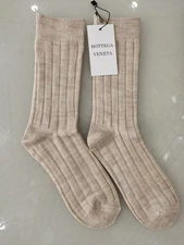 Bottega Veneta Wool Blend Crew Socks