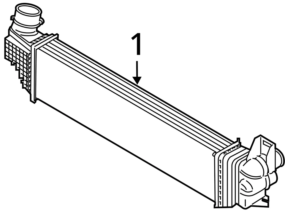 Intercooler Fits 17-20 LINCOLN CONTINENTAL 598848 Foto 4 de 4