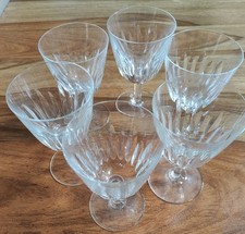 Stunning Baccarat Crystal Lot of 6 Casino Glasses. Signed. Height 11.5 cm
