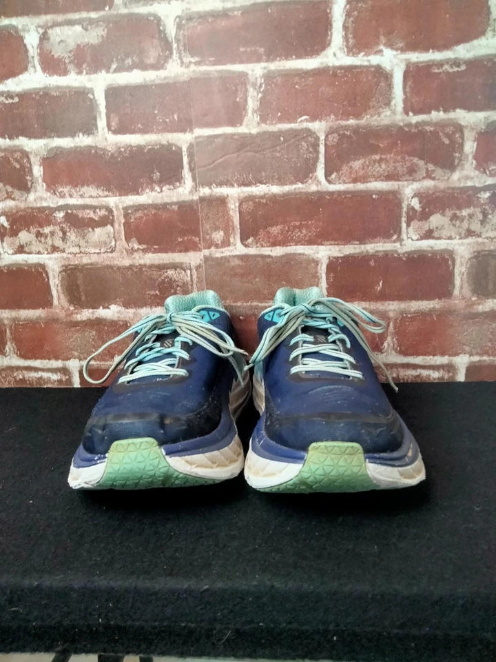 Hoka Bondi 5 Shoes Womens Size 9 D Wide Blue Running Athelitc     - Image 4 of 4