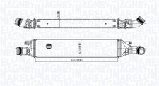 MAGNETI MARELLI Ladeluftkühler 351319205600 für AUDI Q3 8UB 8UG TDI quattro TFSI