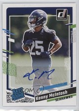 2023 Panini Donruss Rated Rookie Auto Kenny McIntosh #391 Auto 06xp