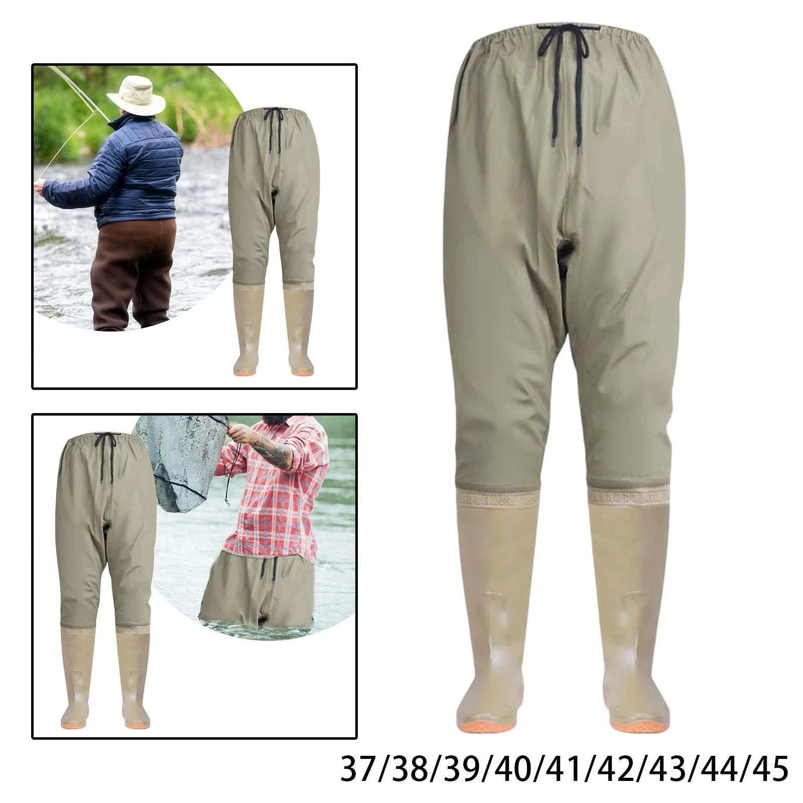 Waist Waders for Men Wading Pants Accessories Nonslip Comfortable Supplies for