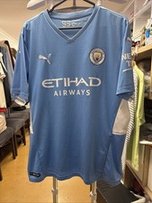 2021-22 Puma Manchester City Home Football/ Soccer Jersey Size XL Men’s 